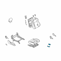 OEM 2004 Nissan 350Z Switch Assy-Front Seat Diagram - 87016-CD411