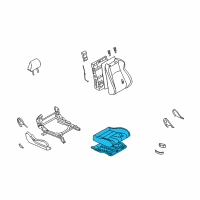 OEM 2005 Nissan 350Z Cushion Assy-Front Seat Diagram - 87300-CD062