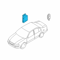 OEM 2000 Infiniti I30 Entrance Controller Assembly Diagram - 28595-2Y920