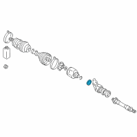 OEM 2000 Chrysler Sebring Seal-Axle Drive Shaft Diagram - MB526680