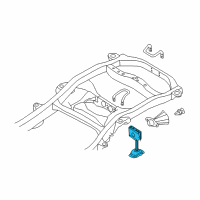 OEM 2017 Nissan Armada Carrier-Spare Tire Diagram - 57210-1LB9D