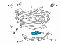 OEM 2022 Ram 3500 Driver Presence Detection Diagram - 68448766AA