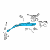 OEM Ram Column-Steering Diagram - 5057643AF