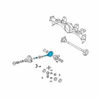 OEM 2019 Toyota 4Runner Pinion Assembly Diagram - 41201-80566