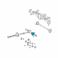 OEM Toyota Land Cruiser Differential Case Diagram - 41301-60061