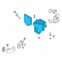 OEM 2012 BMW X3 Intake Silencer Diagram - 13-71-7-601-871