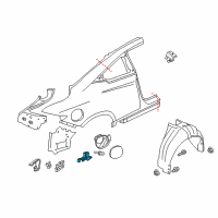 OEM Actuator Assy-Fuel Lid Opener Diagram - 78850-5CA0A