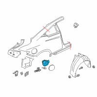 OEM Infiniti Q60 Base Assy-Fuel Filler Diagram - 78120-5CA0A