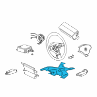 OEM BMW Z3 Sensor Mat Co-Driver'S Seat Identif. Diagram - 52-10-8-398-818