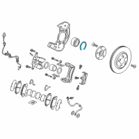 OEM 2014 Acura TL Circlip, Inner (91MM) Diagram - 90681-SJK-000