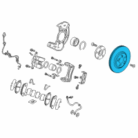 OEM 2017 Acura RLX Disk, Front Brake (17" Diagram - 45251-TY2-A01