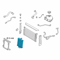 OEM 2016 BMW 435i Additional Radiator Diagram - 17-11-7-600-697