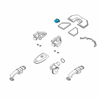OEM 2010 BMW X5 Mass Air Flow Sensor Diagram - 13-62-7-548-103