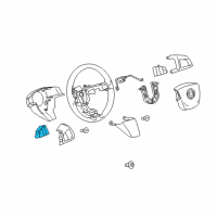 OEM 2014 Cadillac SRX Cruise Switch Diagram - 23213370