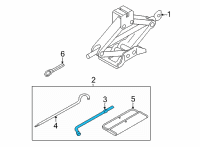 OEM 2022 Nissan Sentra Wrench-Wheel Nut Diagram - 99545-1HK0A