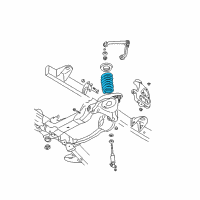 OEM 2008 Dodge Ram 2500 Front Coil Spring Diagram - 52113936AA