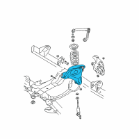 OEM Dodge Ram 2500 Lower Control Arm Diagram - 52106766AG