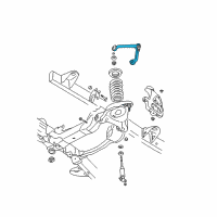 OEM 2005 Dodge Ram 1500 Front Upper Control Arm Diagram - 52106776AE