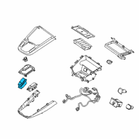 OEM Kia Soul Button Start Swtich Assembly Diagram - 93500K0000