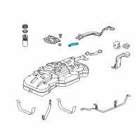 OEM 2011 Honda Element Tube, Filler Neck Diagram - 17651-SCV-A31