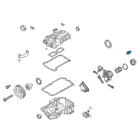 OEM BMW X3 Engine Oil Pressure/Temperature Sensor Diagram - 12-61-8-613-333