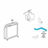 OEM Dodge B150 Hose-Radiator Diagram - 52005814