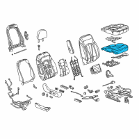 OEM 2020 Buick Envision Seat Cushion Pad Diagram - 84023045