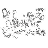 OEM 2018 Buick Envision Lumbar Switch Diagram - 23175801