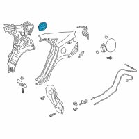 OEM 2022 Hyundai Accent Housing Assembly-Fuel Filler Diagram - 71531-J0000