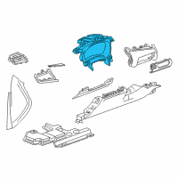 OEM 2019 Buick Enclave Upper Column Cover Diagram - 84420507