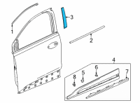 OEM Chevrolet Bolt EUV Applique Diagram - 42769378