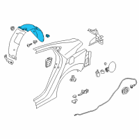 OEM 2015 Hyundai Elantra Guard Assembly-Rear Wheel, RH Diagram - 86822-3X000