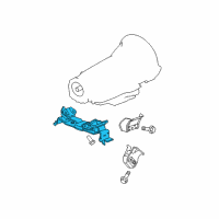 OEM 2008 Jeep Grand Cherokee INSULATOR-Transmission Support Diagram - 52124085AB