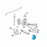 OEM 2011 Ram 3500 Front Steering Knuckle Diagram - 68065446AA