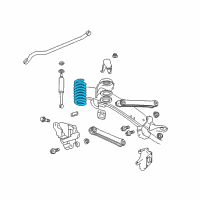 OEM Dodge Ram 2500 Front Coil Spring Diagram - 68050568AA