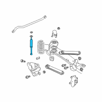 OEM 2010 Dodge Ram 2500 ABSORBER Pkg-Suspension Diagram - 68067326AB