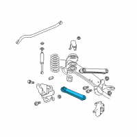 OEM Dodge Ram 2500 Front Lower Control Arm Diagram - 4670383AB