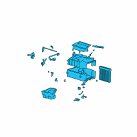 OEM 2004 Hyundai Sonata Heater Unit Diagram - 97200-3D200