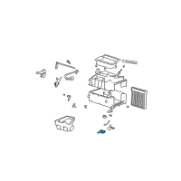 OEM Hyundai XG350 Temperature Door Actuator Diagram - 97222-38000