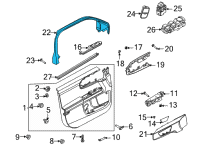 OEM 2022 Ford Bronco Sport DECAL Diagram - M1PZ-7800014-AA