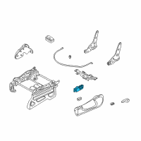 OEM 2007 Jeep Liberty Switch-Power Seat Diagram - 55352782AB