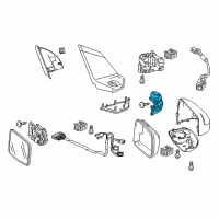 OEM 2014 Honda CR-Z Light Assembly, Driver Side Turn Diagram - 34350-SZT-J02