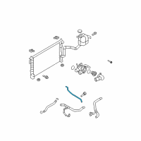 OEM 2010 Ford Edge Overflow Hose Diagram - 7T4Z-8075-A