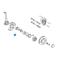 OEM 1996 Toyota 4Runner Adjust Nut Spacer Diagram - 90560-52001