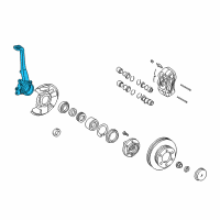 OEM Toyota Knuckle Diagram - 43202-35061