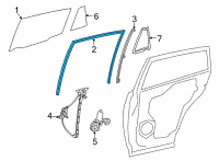 OEM 2022 Toyota Corolla Cross Run Channel Diagram - 68142-0A060