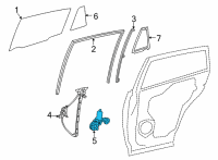 OEM Toyota Corolla Cross Window Motor Diagram - 85710-0A160