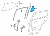 OEM 2022 Toyota Corolla Cross Weatherstrip Diagram - 68188-0A060