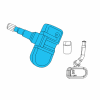 OEM Dodge Challenger Tire Pressure Sensor Diagram - 68241067AB