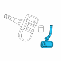 OEM Ram 2500 Tire Pressure Sensor Diagram - 68249201AA